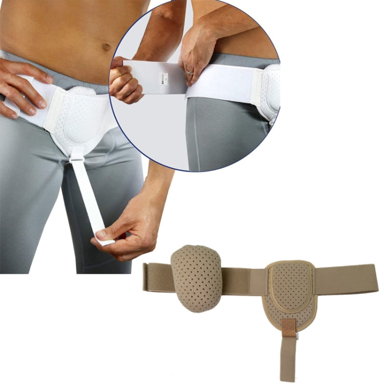 Adult Hernia Belt Groin Protection Belt, White, Black, Skin Color