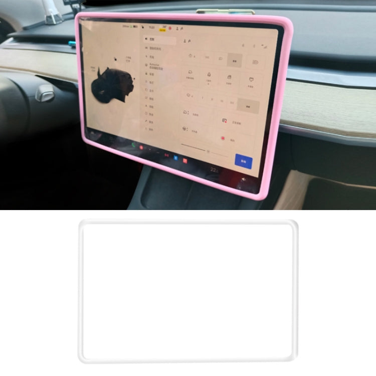 For Tesla Model3/Y Screen Bumper Protective Cover Silicone Frame
