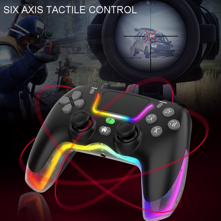 For PS4 Dazzle Color Light Wireless Bluetooth Grip