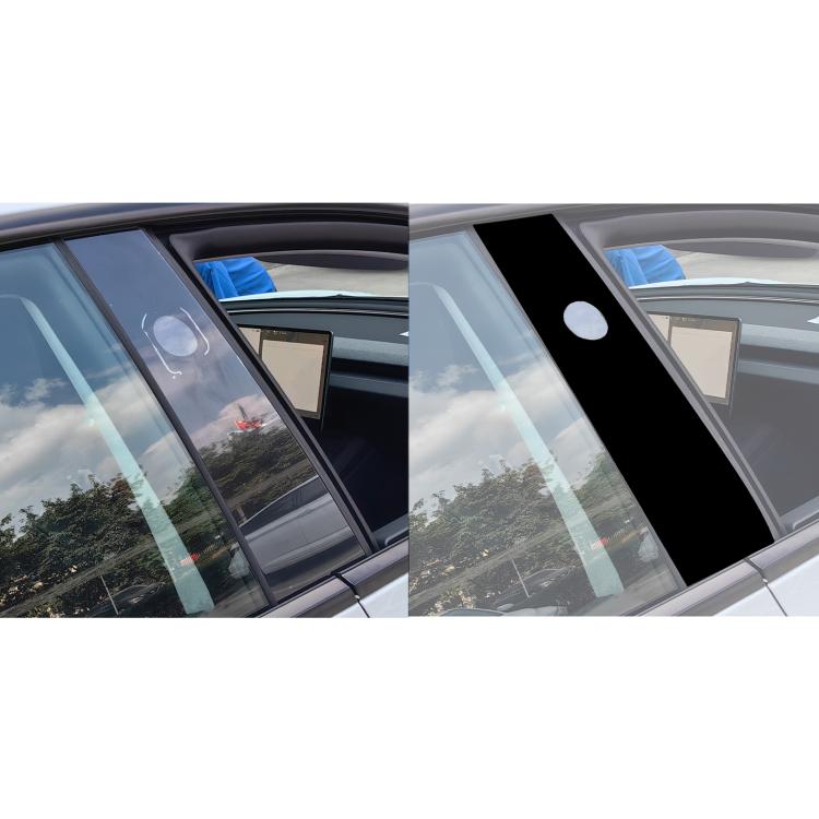 For 2023-2024 Tesla Model 3 2pcs /Set B-pillar Decorative Sticker for Left and Right Drive
