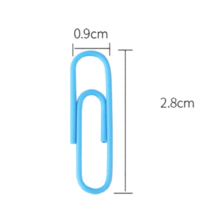 Deli 0024 100 pcs/box 2.8cm File Classification and Storage Color Paper Clips
