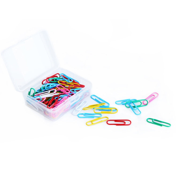 Deli 0024 100 pcs/box 2.8cm File Classification and Storage Color Paper Clips