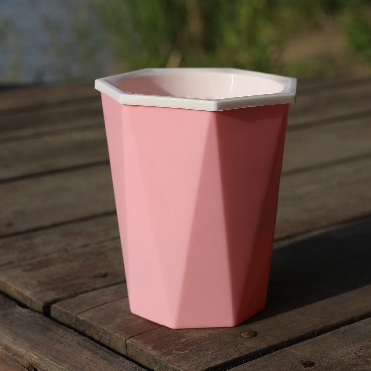 Diamond-shaped Automatic Water-absorbing Lazy Flower Pot Green Plant Plastic Pot