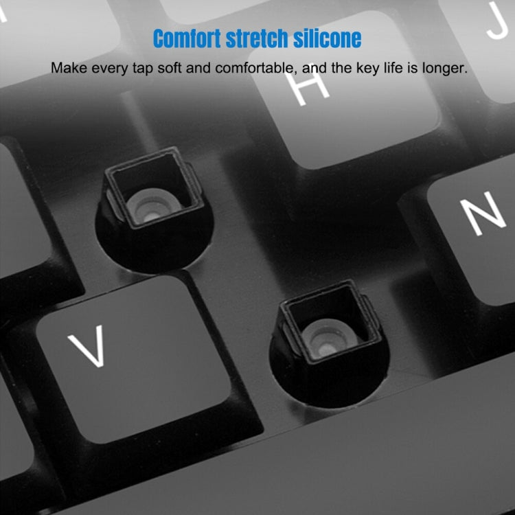 K-Snake WK800 Wireless 2.4G Keyboard Mouse Set Tabletop Computer Notebook Business Office House Use