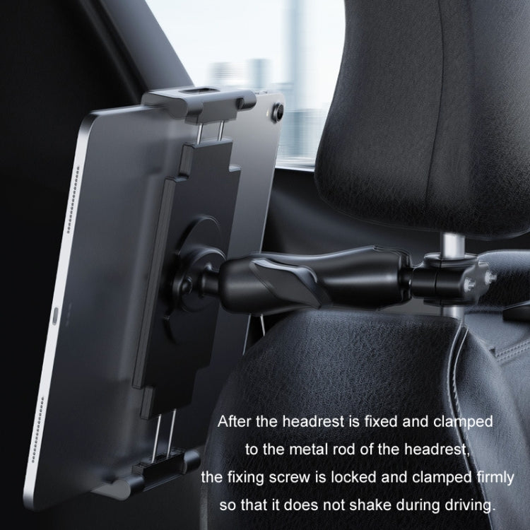 Car Rear Seat Folding Stretchable Headrest Tablet Bracket