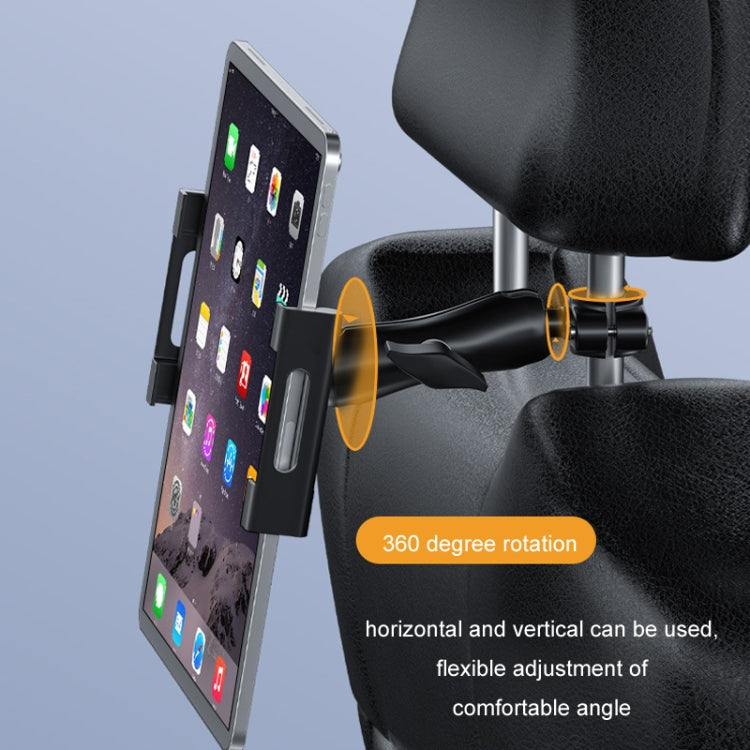 Car Rear Seat Folding Stretchable Headrest Tablet Bracket