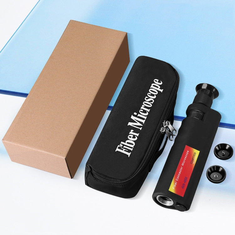 Comptyco AUA-400X 400 Times Handheld Fiber Optic Microscope for FC/SC/ST/LC Connector