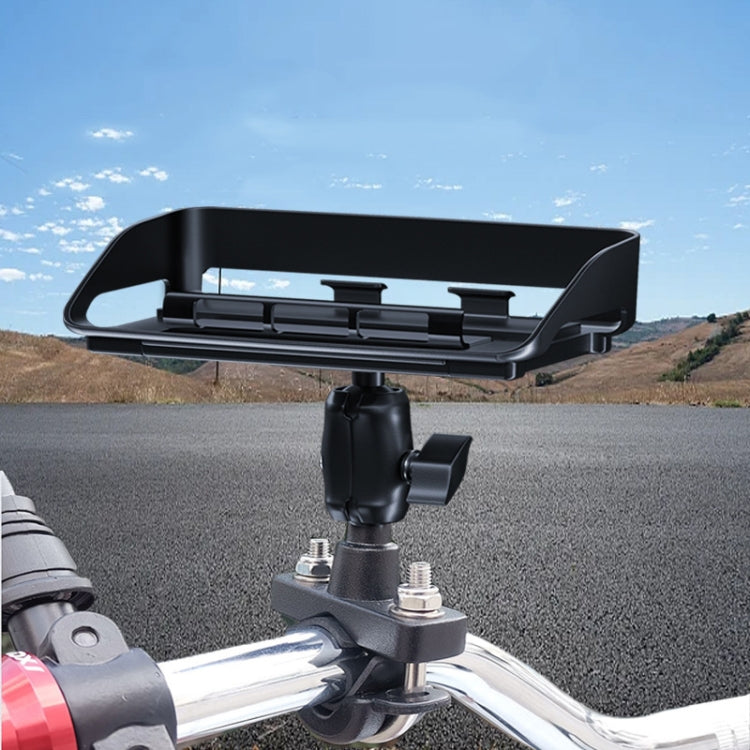 Rotatable Bicycle and Motorcycle Anti-shake Fixed Mobile Phone Holder with Sun Visor