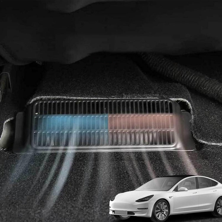 Protective Cover for Air Outlet Under Car Seat Air Conditioning Air Intake Filter, For Tesla Model 3 Horizontal Bar, For Tesla Model 3 Buckle Model