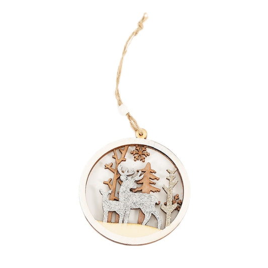 Christmas Party Decoration Wooden Pendants
