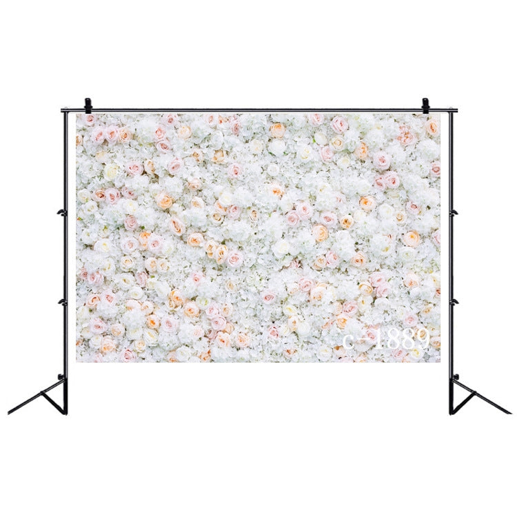 2.1 X 1.5m Festive Photography Backdrop 3D Wedding Flower Wall Hanging Cloth