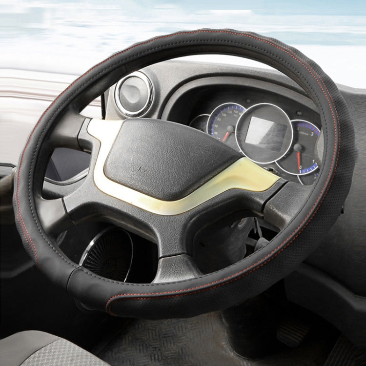 Leather Truck Steering Wheel Cover