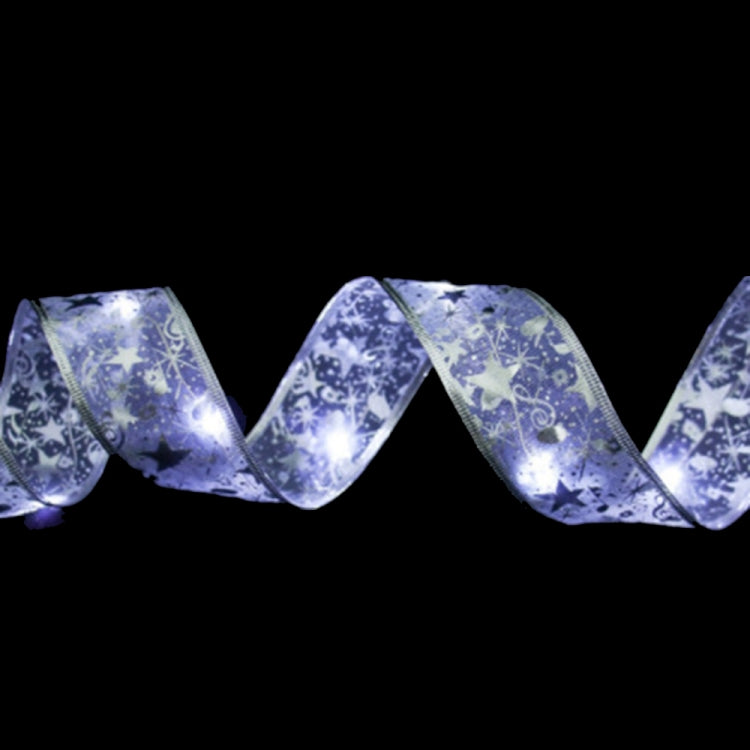 LED Christmas Tree Decoration Bronzing Ribbon Lights