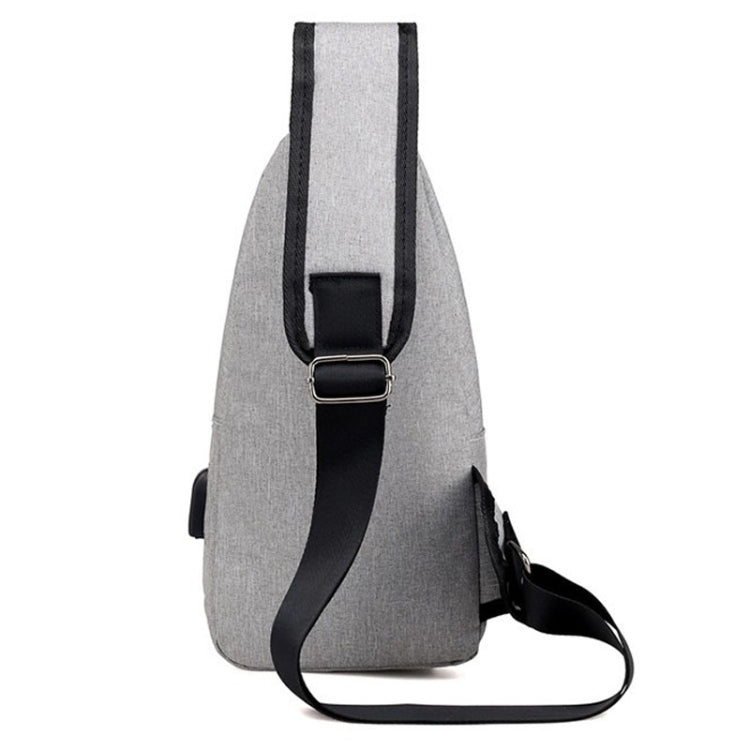 MeiJieLuo Simple Men Chest Bag Sports Youth Shoulder Crossbody Bag
