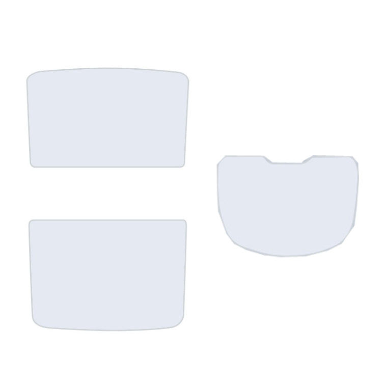 For Tesla Model Y Ice Crystal Sunshade Car Roof Front And Rear Sunroof Shade