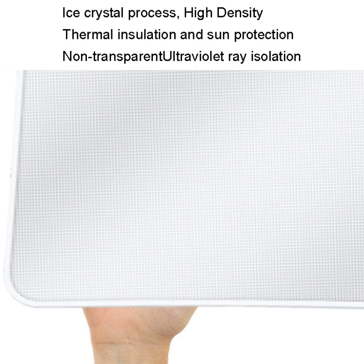 For Tesla Model Y Ice Crystal Sunshade Car Roof Front And Rear Sunroof Shade
