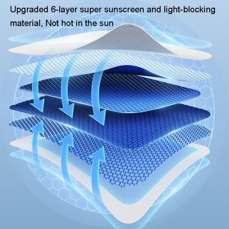 For Tesla Model Y Ice Crystal Sunshade Car Roof Front And Rear Sunroof Shade