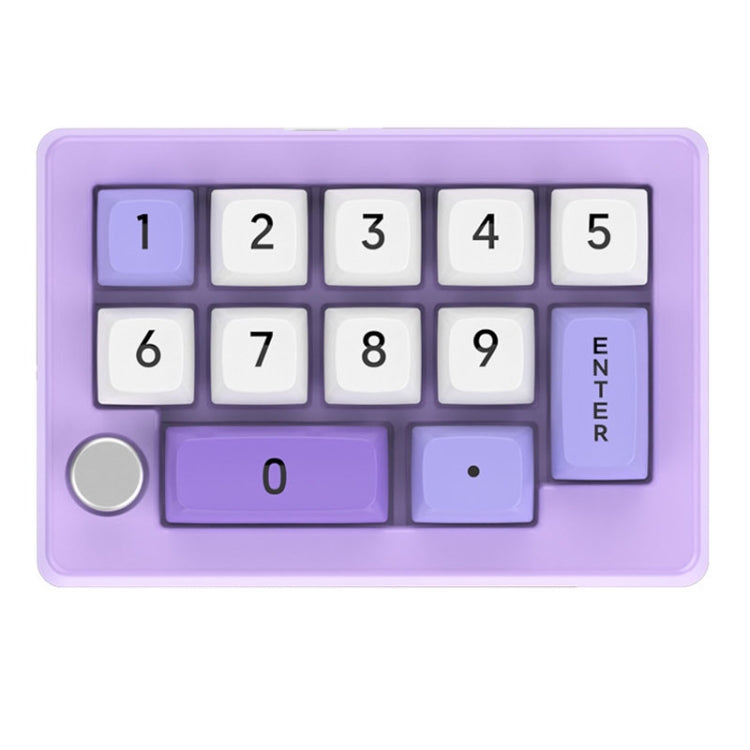 MKESPN 13 Keys RGB Multi-Function Macro Programming Mechanical Keypad Wired With Knob Keyboard