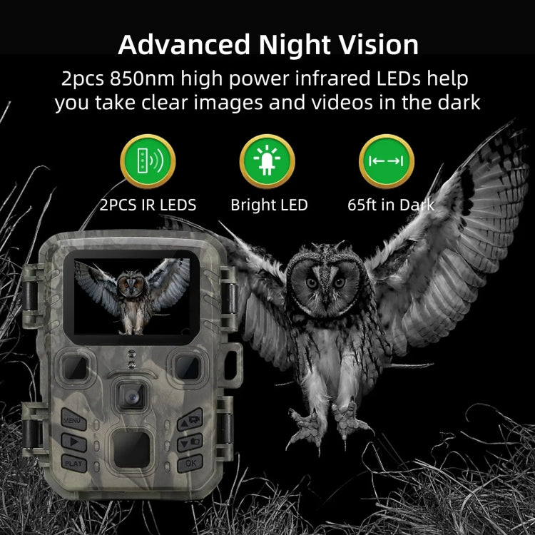 20MP 1080P Hunting Trail Camera With Night Vision Wildlife Scouting Photo