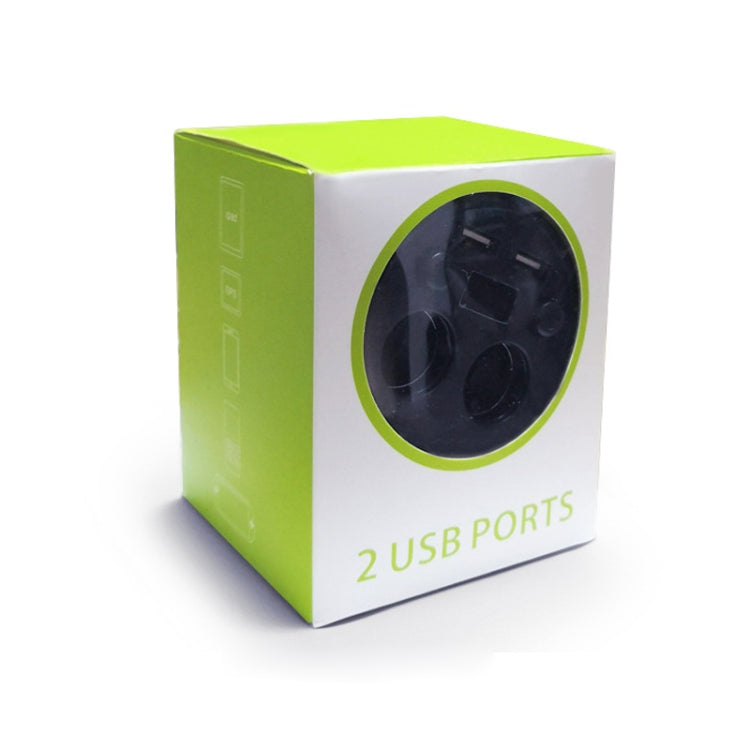 Cup Car Charger Dual USB Corded Cigarette Lighter Mobile Phone Charger