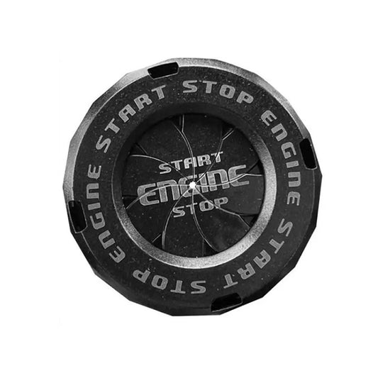 Car Motorcycle One-button Start Button Ignition Switch Rotating Protective Cover