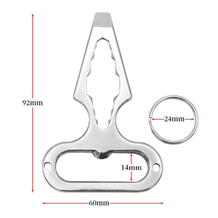 Outdoor Camping Supplies EDC Stainless Steel Multifunctional Wrench Self-defense Tools