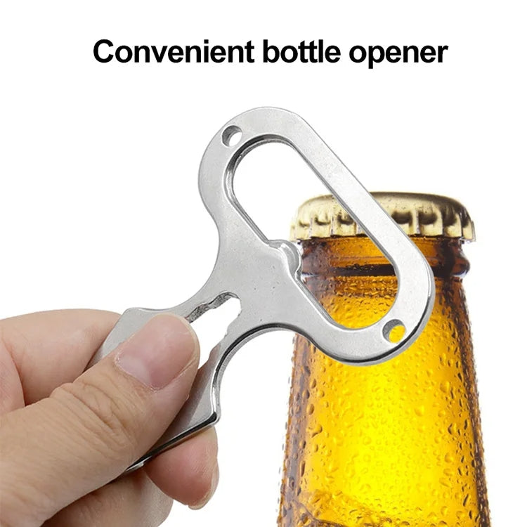Outdoor Camping Supplies EDC Stainless Steel Multifunctional Wrench Self-defense Tools