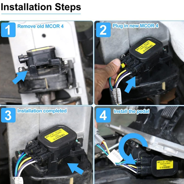 MCOR 4 For Club Car DS Precedent Golf Cart Accelerator Box Distributor 105116301