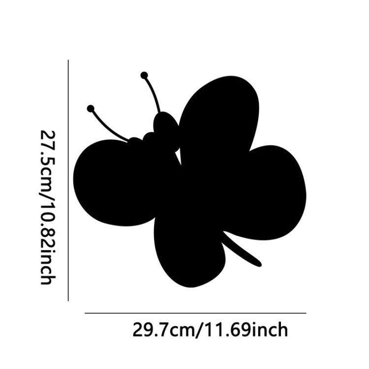 Acrylic Butterfly Stereo Wall Stickers Bedroom Living Room Background Wall Decoration Soft Mirror