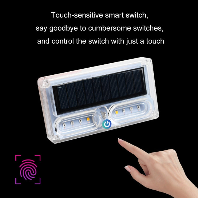 Car Solar Warning Light Anti-rear Collision LED Tail Light