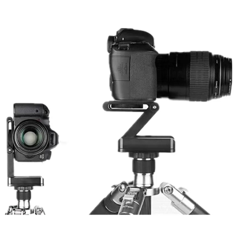 Folding Z Type Tilt Pan Tripod Head Ball Head Quick Release Plate Stand for DSLR Camera