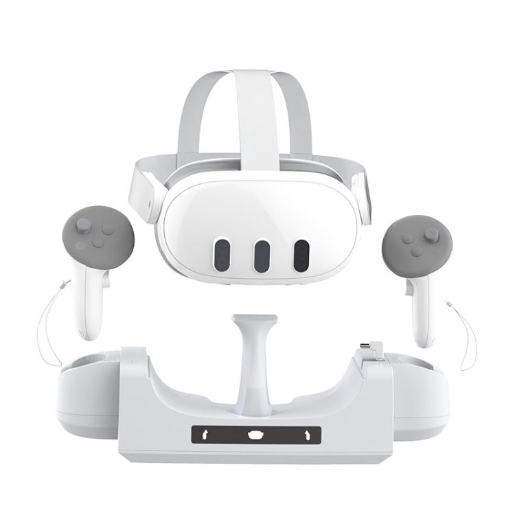 For Meta Quest 3 VR Helmet Charging Base Wall-mounted Fast Charging Rack With LED Indicator
