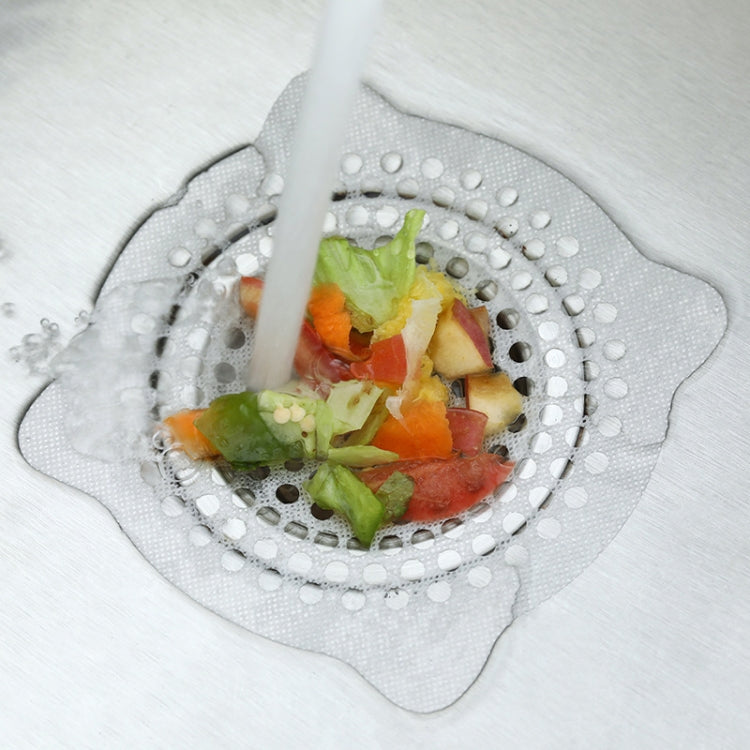 FASOLA 15pcs /Bag Sink Disposable Filter Sewer Mouth Non-woven Floor Drain Sticker