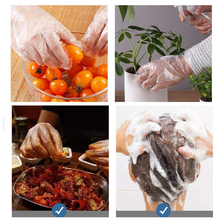 Disposable Gloves Transparent Food Catering Protective Glove