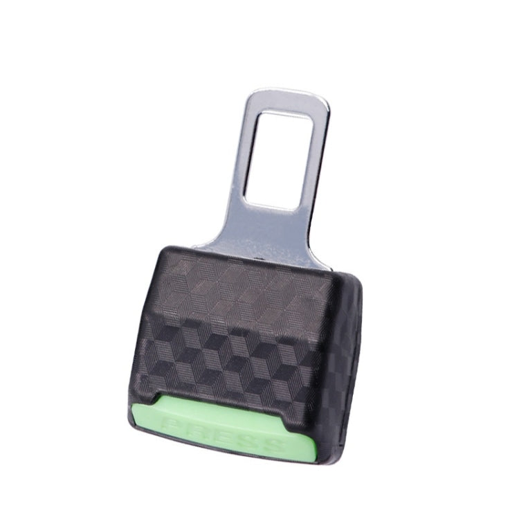 1pair Car Safety Belt Insert Head Limiter With Lock Tongue