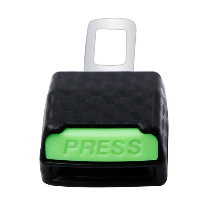 1pair Car Safety Belt Insert Head Limiter With Lock Tongue