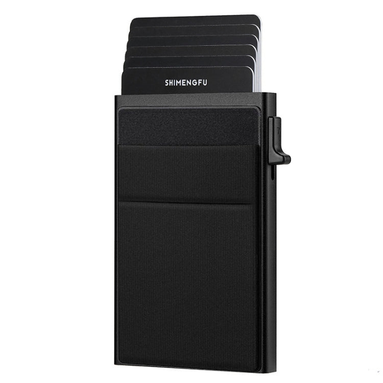 Slim Metal Wallet Pop Up Credit Card Holder RFID Blocking Men Business Card Clip