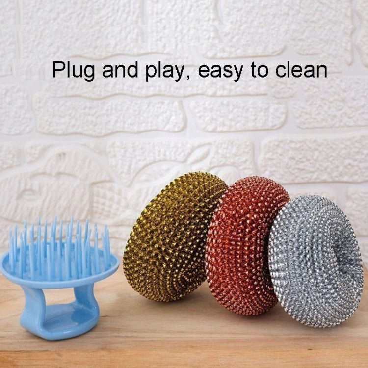 Removable Cleaning Wire Ball Kitchen Pot And Dish Brush