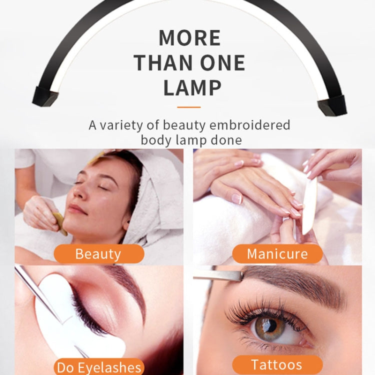 LED Half Moon Beauty Lamp Manicure Eyebrow Tattoos Eyelash Fill Light