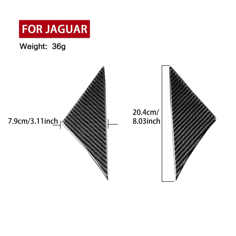 For Jaguar F-TYPE 2013+ Universal A-Pillar Sticker For Left And Right Drive