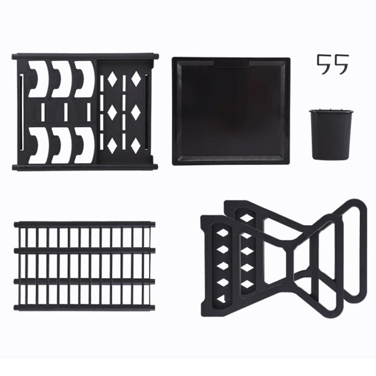 Kitchen Multi-Level Shelf Dishes Storage Draining Rack