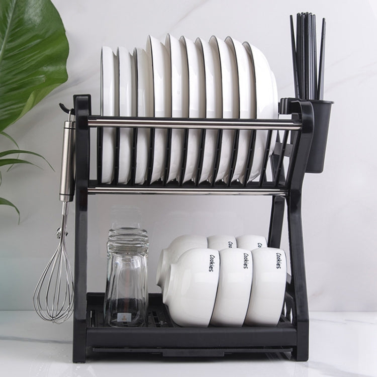 Kitchen Multi-Level Shelf Dishes Storage Draining Rack
