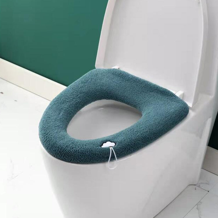 Universal Knitted Washable Toilet Pad Home Thickened Warm Toilet Cover