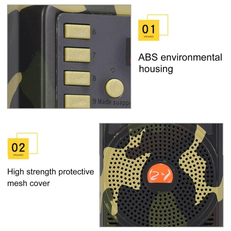 48W Wireless Bluetooth Voice Amplifier with Remote Control Supports USB/TF Card Playback