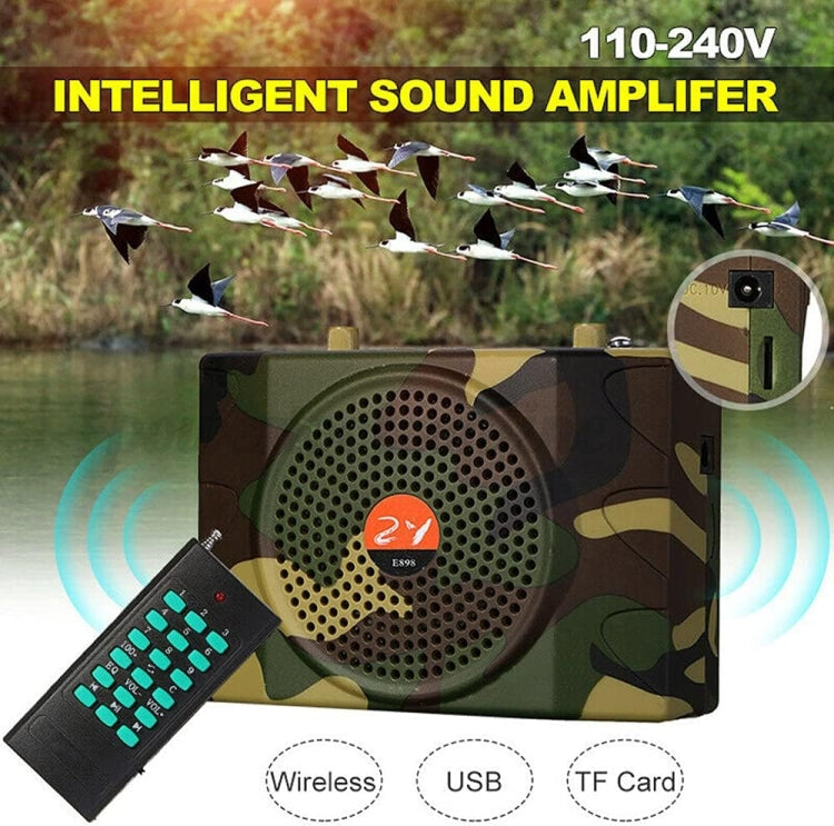 25W  Bluetooth Voice Amplifier Bird Hunting Speaker Supports USB/TF/FM 1000m Remote Control
