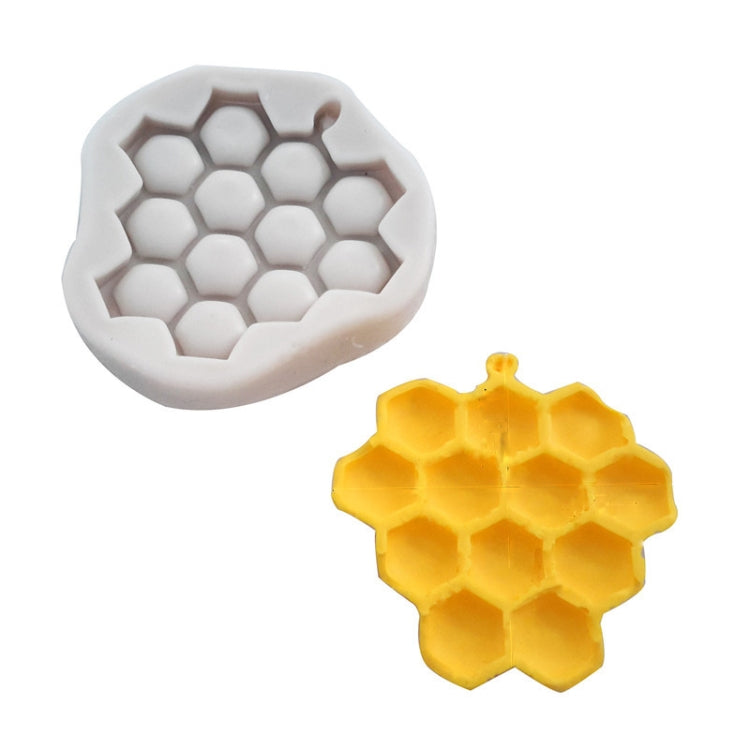 Honeycomb Block Textured Silicone Mold Bee Fondant Chocolate Cake Mold