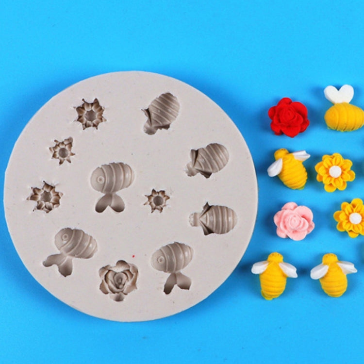 Honeycomb Block Textured Silicone Mold Bee Fondant Chocolate Cake Mold