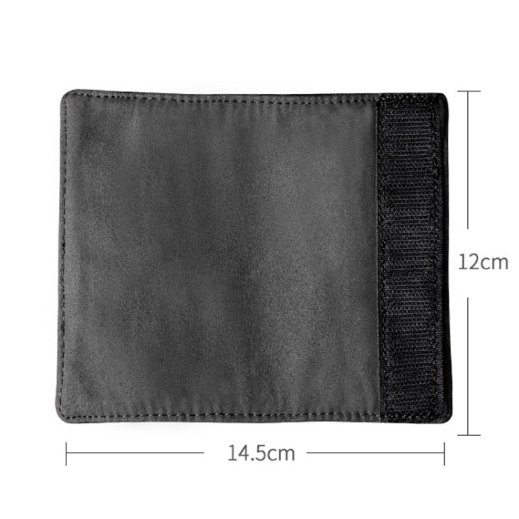 1pair Car Door Handle Decorative Anti-Scratch Cover Car Slippery Leather Inner Door Handle Protective Cover