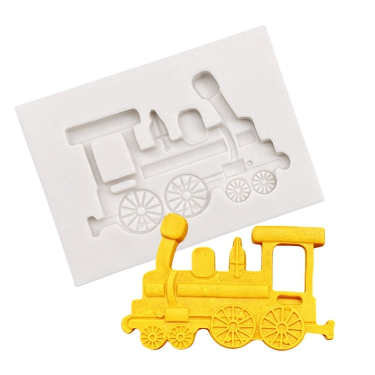 Classic Car Train Silicone Fondant Cake Mold Baking Decoration Tools