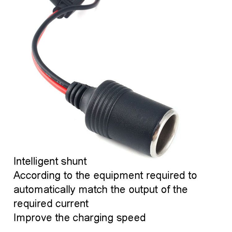 Car Cigarette Lighter Female Socket With 20A Fuse Tube